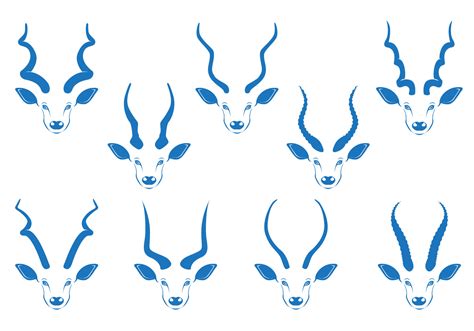 Kudu Horn Vector Stock 119338 Vector Art at Vecteezy