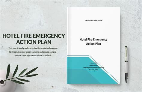 Hotel Emergency Action Plan Template in Word, PDF, Google Docs, Pages ...