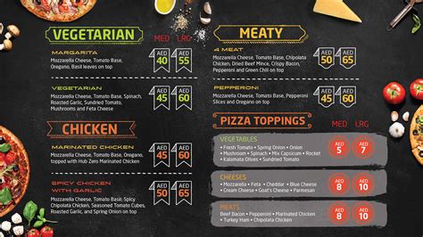 HUB CAFE Menu on Behance