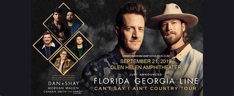 Florida Georgia Line, Dan and Shay & Morgan Wallen – Glen Helen Amphitheater