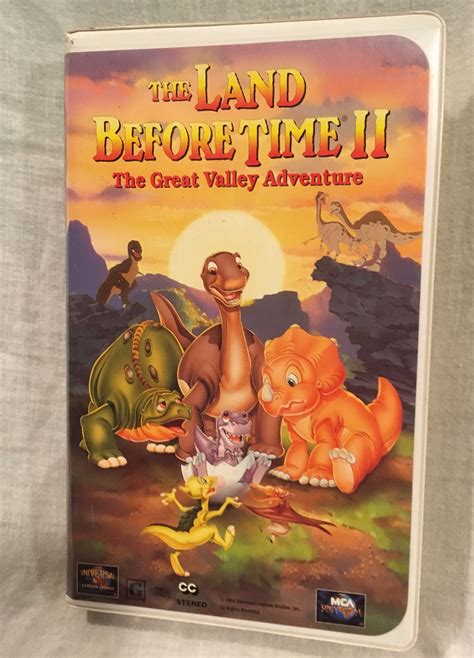 Vintage the Land Before Time II the Great Valley Adventure VHS and ...