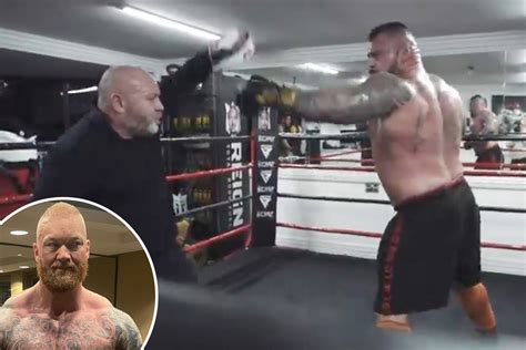 'That's f***ing scary' - Watch Eddie Hall HURT coach with explosive ...