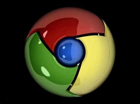 Google Chrome 3D Logo - YouTube