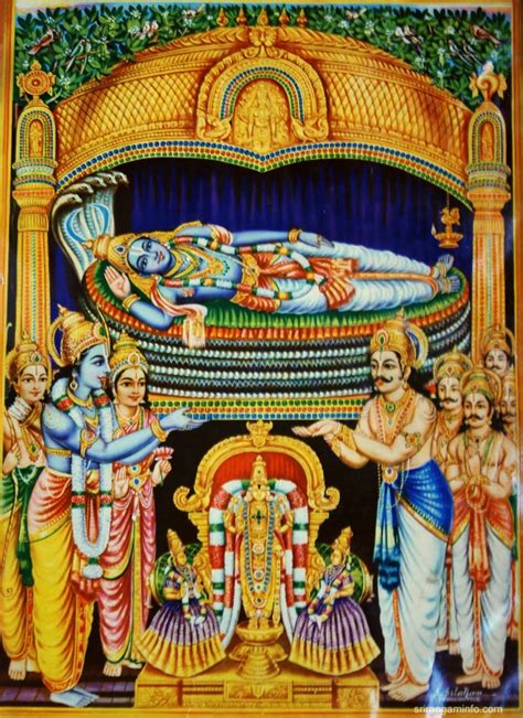 srirangam golden vimana history