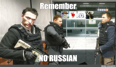 Meme: "Remember NO RUSSIAN" - All Templates - Meme-arsenal.com