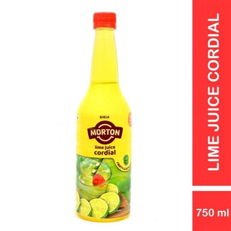 Lime Juice Cordial, 750ml | Zero Trans Fat | Morton India