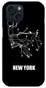 Black New York Subway Map by Naxart Studio