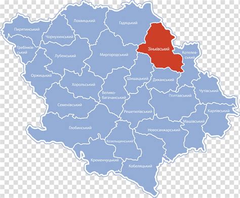 Map, Zinkiv, Kremenchuk, Myrhorod, Poltava, Raion, Oblast, Poltava Oblast transparent background ...