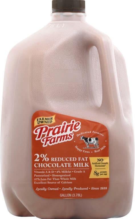 Prairie Farms 2% Reduced Fat Chocolate Milk 1 gal | Shipt