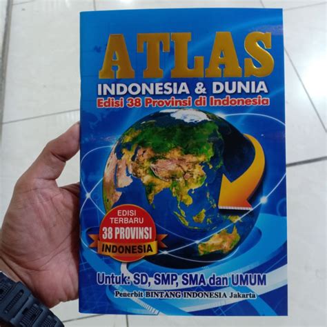 Jual Buku Atlas Indonesia dan dunia. Edisi 38 provinsi di Indonesia | Shopee Indonesia