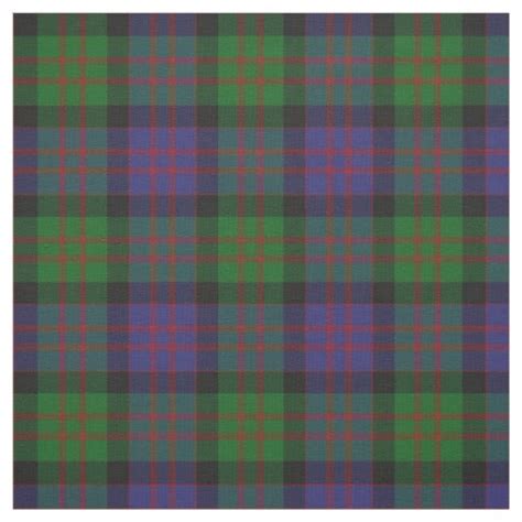 Clan MacDonald Scottish Tartan Plaid Fabric | Zazzle