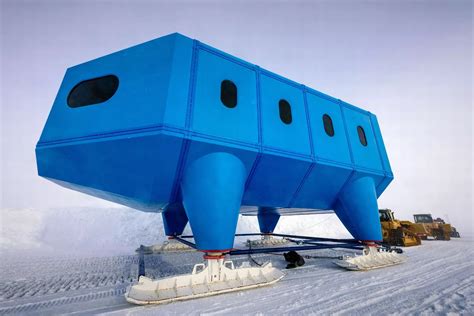 British science base in the Antarctic is moved 14 MILES in stunning ...