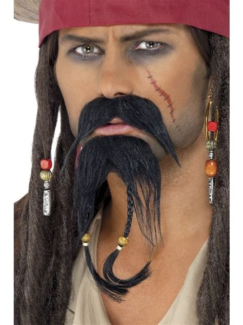 Pirate Facial Hair Set | Mens facial hair styles, Pirate fancy dress, Pirate beard