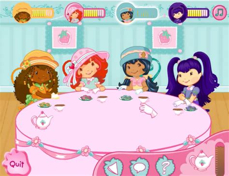 Strawberry Shortcake Mïnd Your Manners Tea Party Old Flash Kïds Games ...