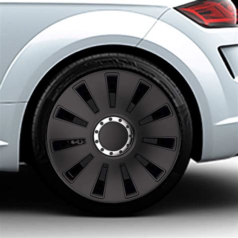 Petex Wheel Trims Hub Caps 15 Inch Silverstone Pro Black Tires & Wheels ...
