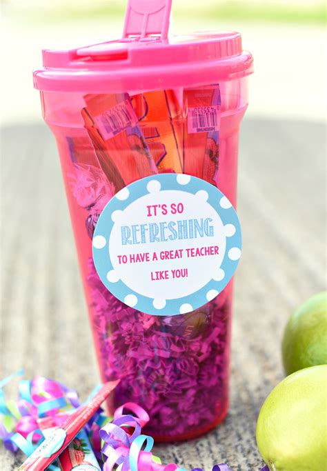 Refreshing and Fun Teacher Gift in a Cup – Fun-Squared