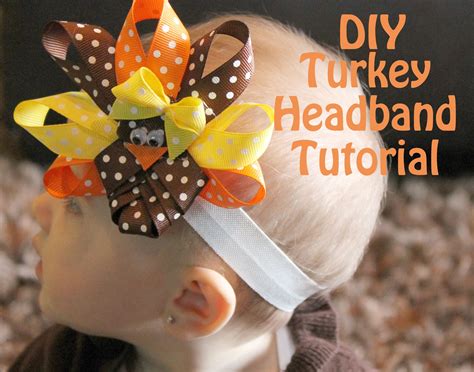 Turkey Headband Tutorial | Mommy's Little Sunshine