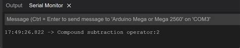 Arduino Compound Operators