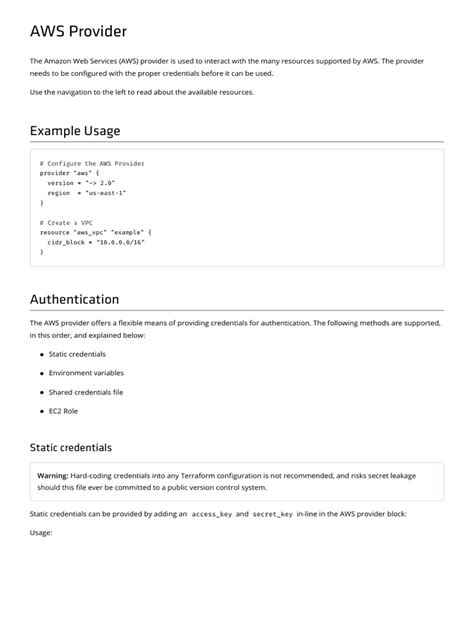 Terraform AWS | PDF | Computing | Computer Engineering