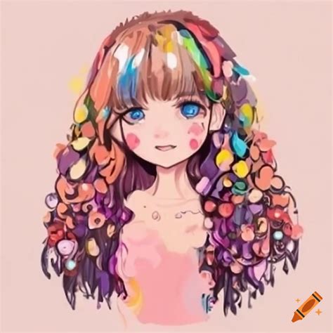 Colorful anime art with soft palette on Craiyon