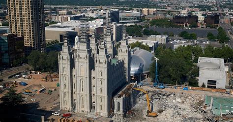 Check out renovation progress at the iconic Salt Lake Temple