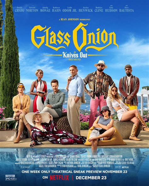 Official Poster for ‘Glass Onion: A Knives Out Mystery’ : r/movies