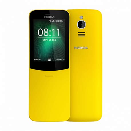 NOKIA 8110 4G DUAL SIM YELLOW MOBILE PHONE - MegaTeL