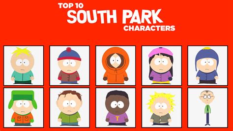 My Top 10 Favorite South Park Characters by rainbine94 on DeviantArt