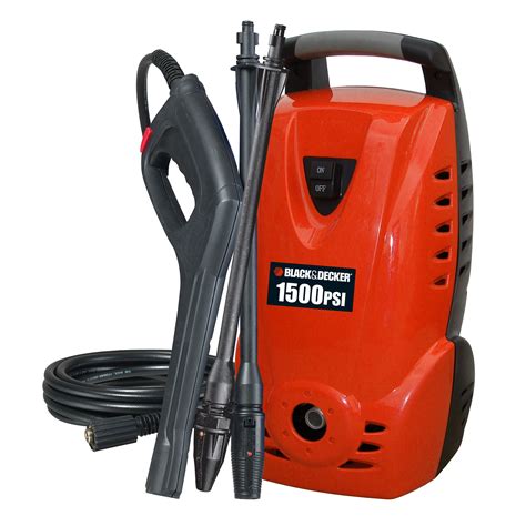 BLACK+DECKER 10BLE-010 1500 PSI Electric Pressure Washer