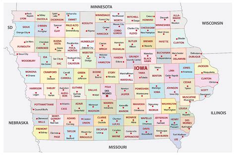 Iowa Maps & Facts - World Atlas