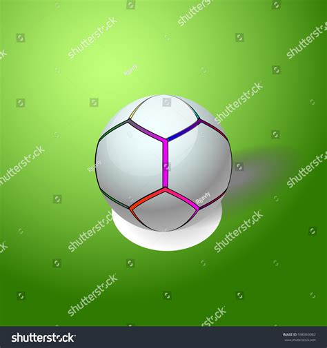 Soccer Ball Your Design Stock Vector (Royalty Free) 598363982 ...