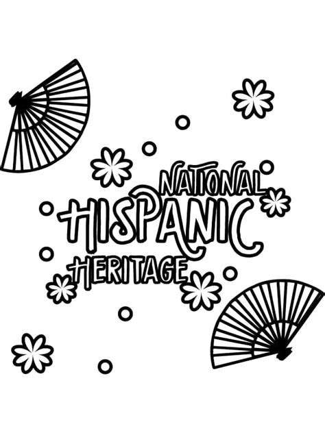 Hispanic Heritage Month - Sheet 14 coloring page - Download, Print or Color Online for Free