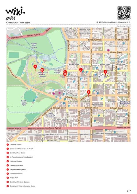 Christchurch City Centre Map