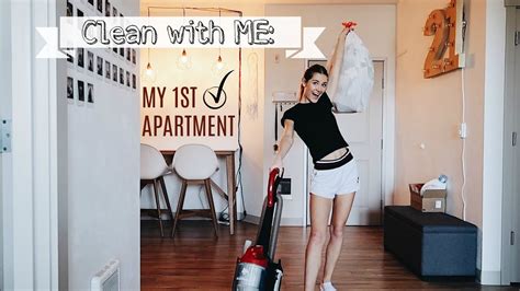 My Apartment Cleaning Routine *how to make your space sparkle* - YouTube