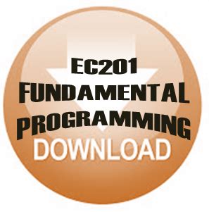 EC201 - FUNDAMENTAL PROGRAMMING - Nota Politeknik Malaysia