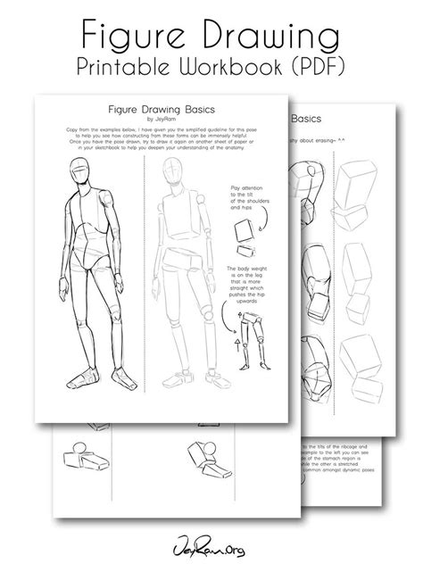 Figure Drawing Basics Book printable PDF - Etsy