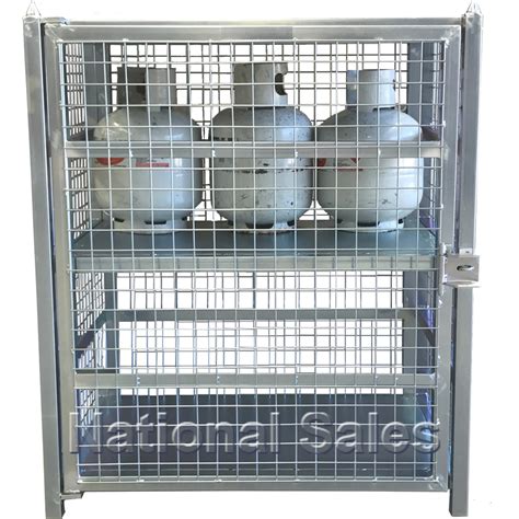 Lifting Equipment Brisbane | 12 x 9kg LPG Gas Bottle Storage Cage | Gas Bottle Storage Cage ...