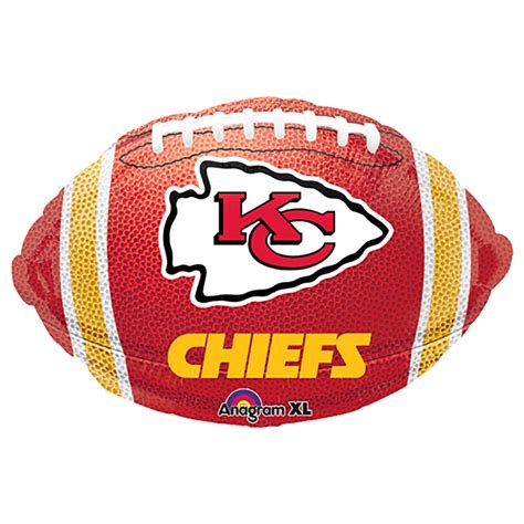 17 in Anagram NFL Kansas City Chiefs Football Balloon 29605