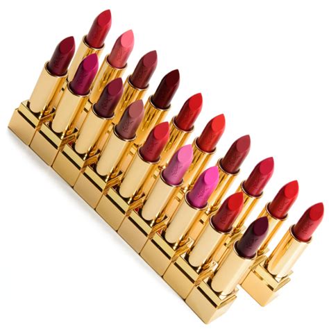 YSL Rouge Pur Couture Lipstick Swatches (x19) - FRE MANTLE BEAUTICAN YOUR BEAUTY GUIDE IN THE WORLD