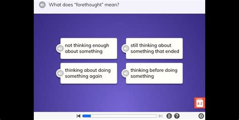 what does forethought mean? - brainly.com