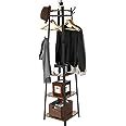 unho Coat Rack Stand Industrial: Metal Coat Hanger Stand Free Standing ...