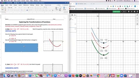 Vertical & Horizontal Shifts - YouTube