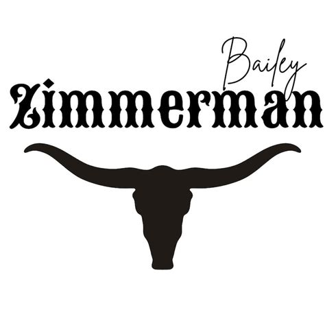 Bailey Zimmerman SVG PNG JPG Digital Download Trendy - Etsy