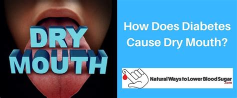 How does Diabetes Cause Dry Mouth? | 21 Tips to Prevent