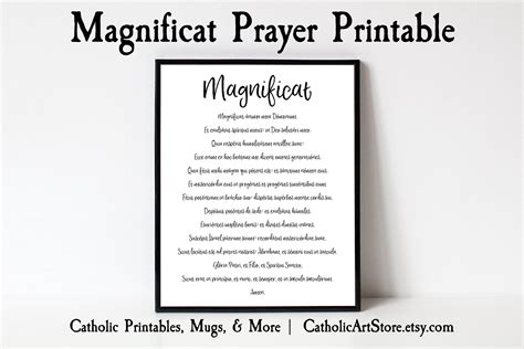 Magnificat Prayer Printable - Printable Word Searches