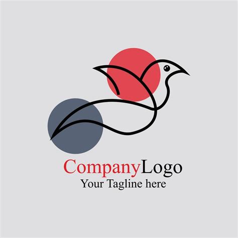 illustration simple bird logo vector for design 11457825 Vector Art at Vecteezy