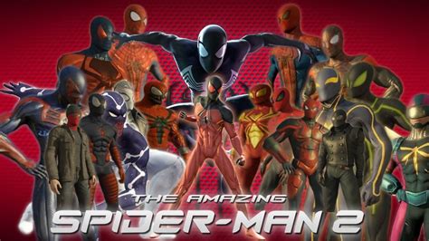 The Amazing Spider Man 2 Game Costumes