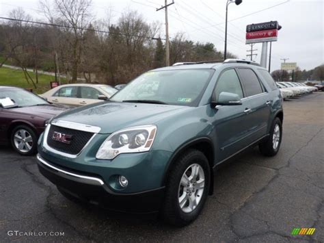 2009 Silver Green Metallic GMC Acadia SLT AWD #47831290 Photo #9 ...