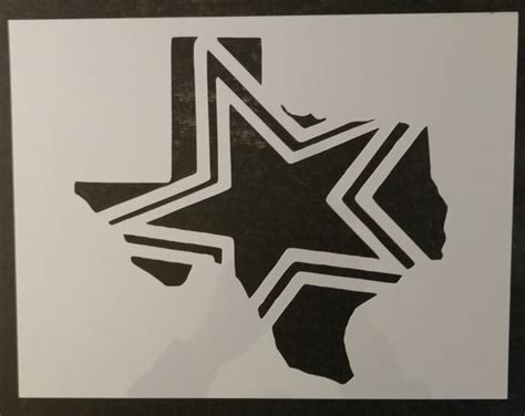 State of Texas Dallas Cowboys Star Custom Stencil – My Custom Stencils