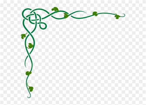 Parkers Celtic Corner Clip Art At Clker Com Vector - Vines Border ...